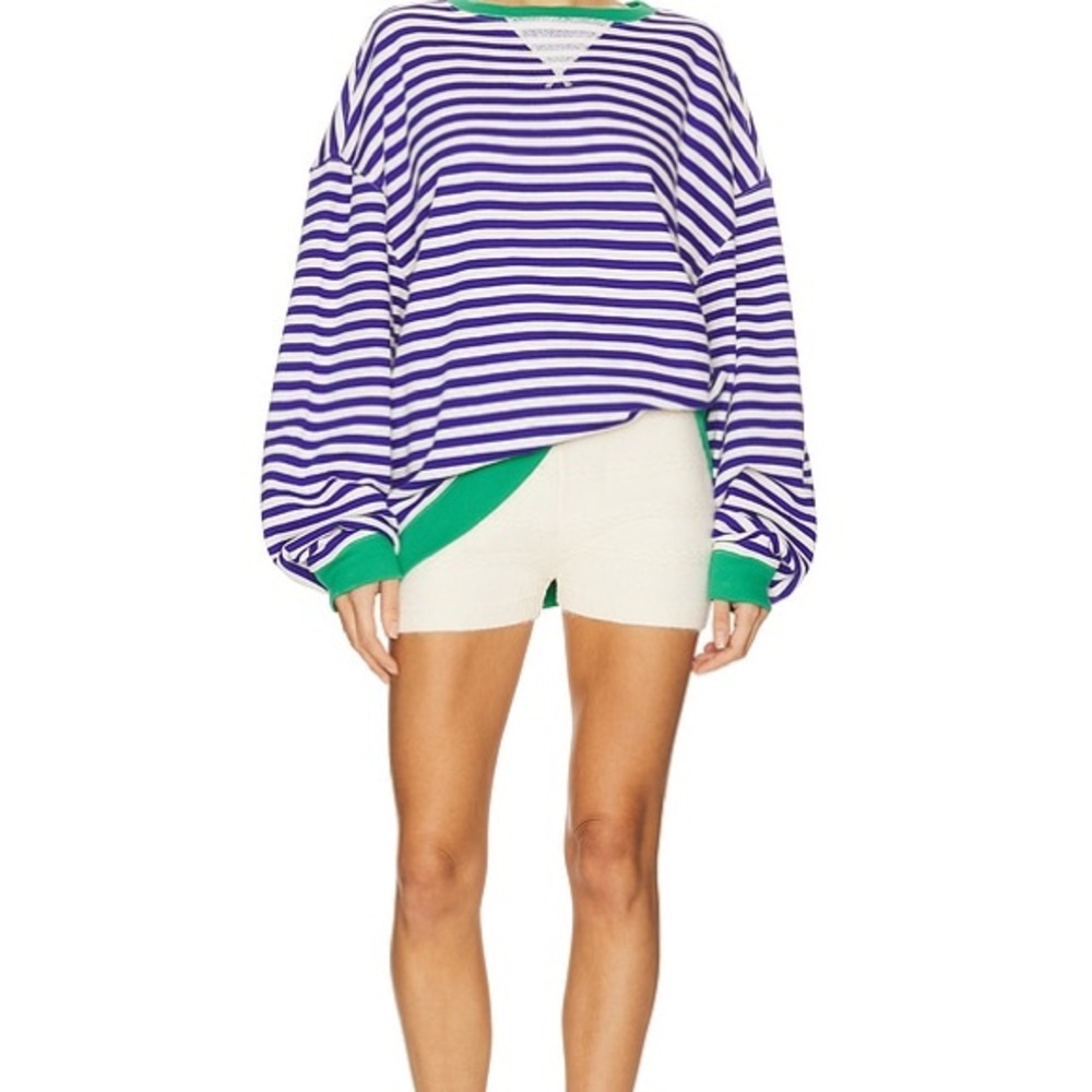 We the free Classic Striped Crew in Sand Dollar Combo - Picture 4 of 11
